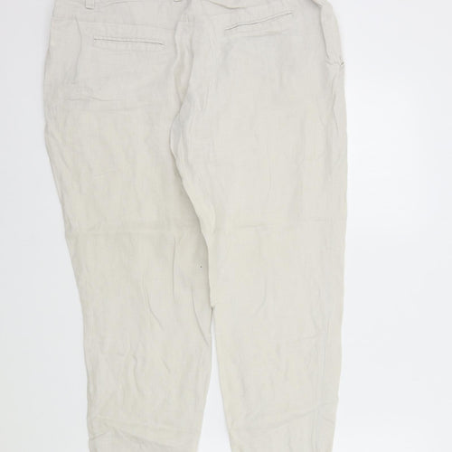waerhouse Womens Beige   Trousers  Size 10 L27 in