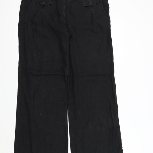NEXT Womens Black   Trousers  Size 12 L32 in