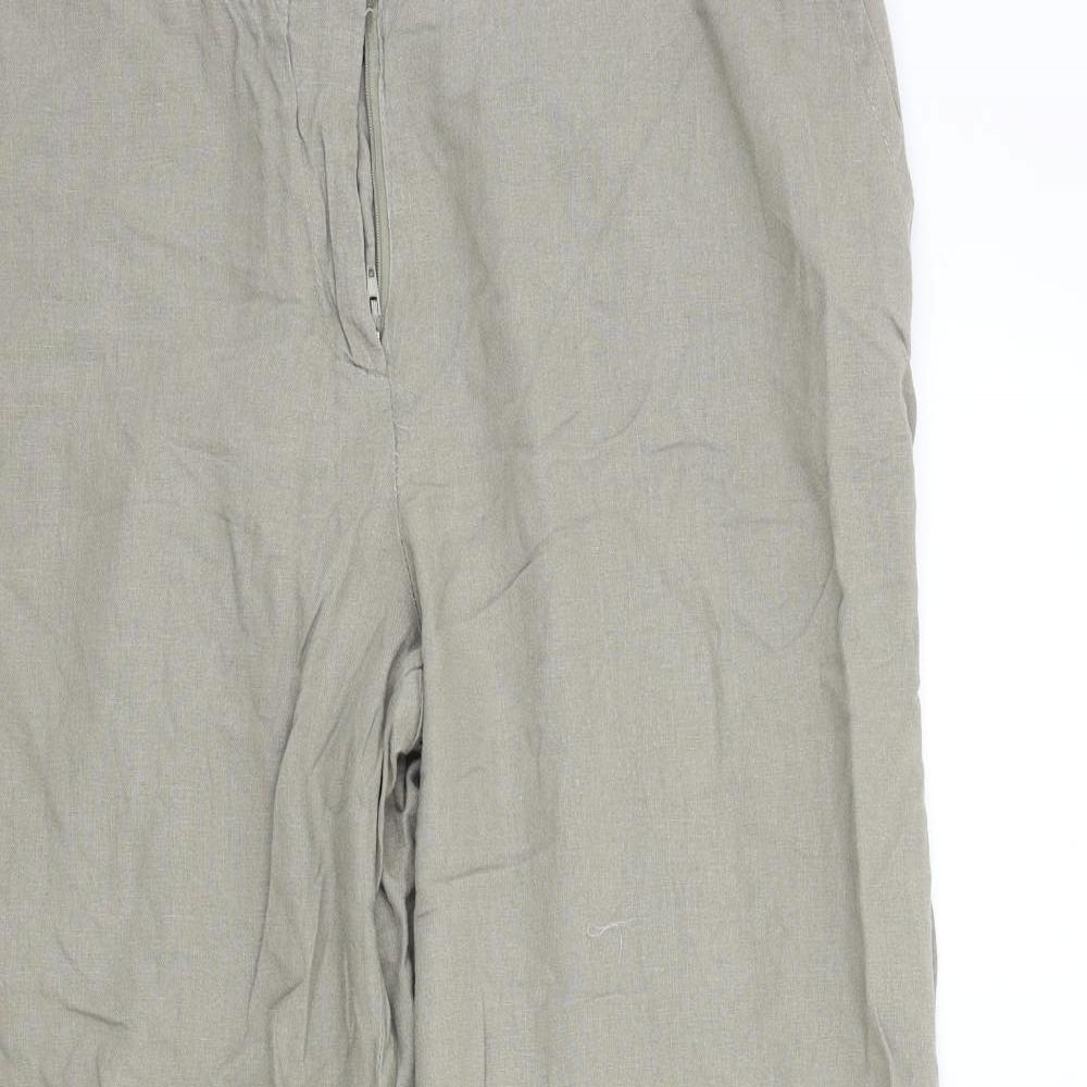 ELLIE LOUISE Womens Grey   Trousers  Size 18 L28 in