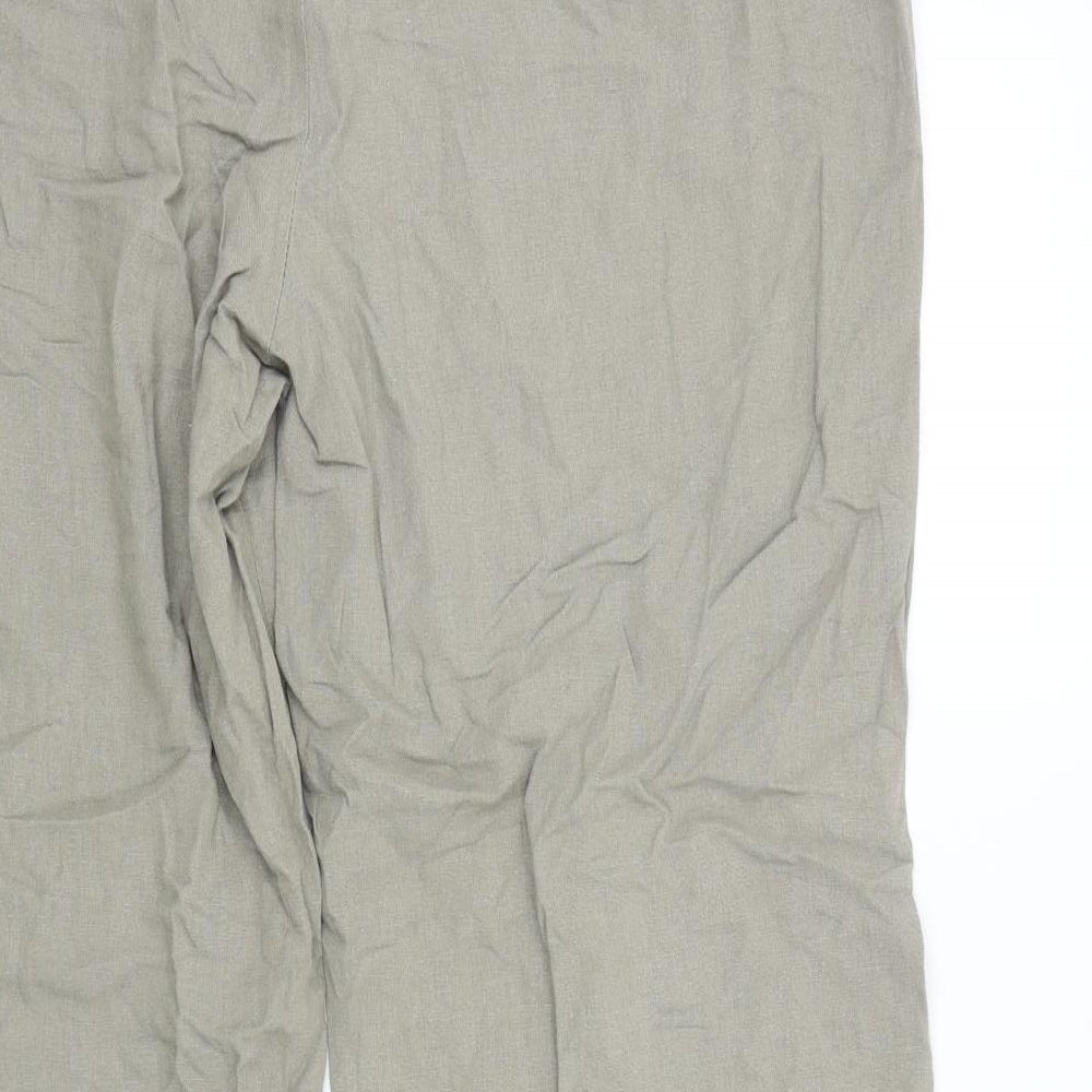 ELLIE LOUISE Womens Grey   Trousers  Size 18 L28 in