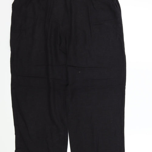 Antology Womens Black   Trousers  Size 14 L27 in
