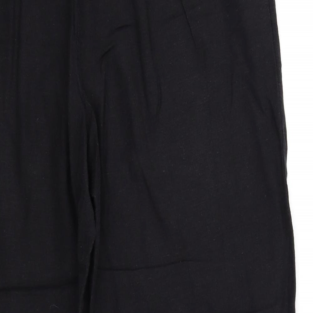 Antology Womens Black   Trousers  Size 14 L27 in