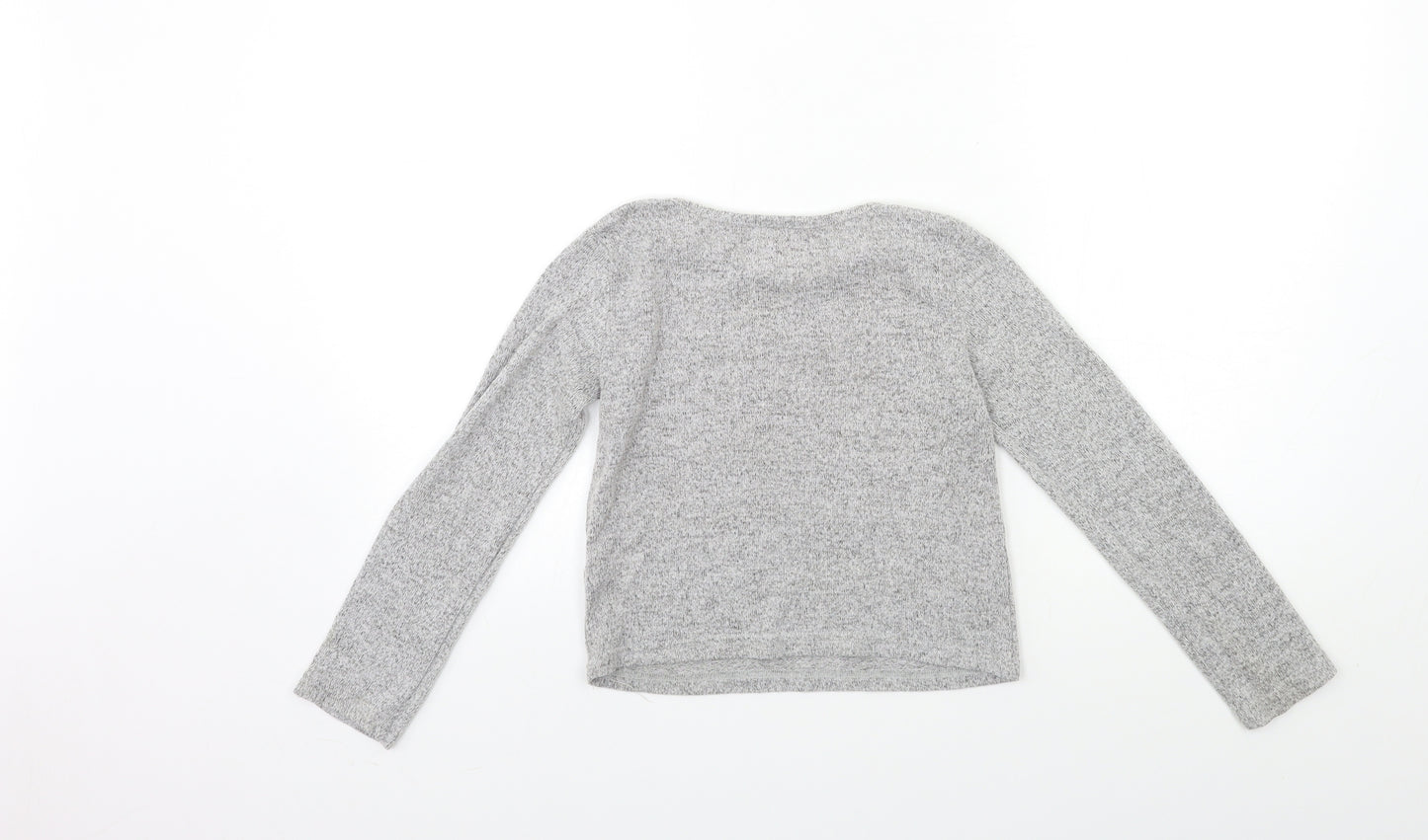 Primark Girls Grey   Basic T-Shirt Size 8 Years  - team santa