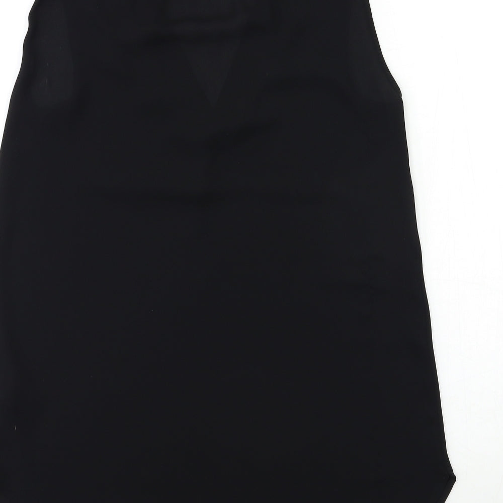 H&M Womens Black   Basic Blouse Size 6