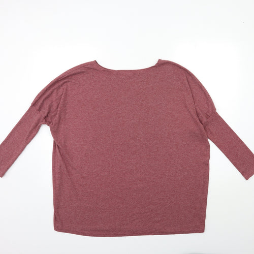Elfin Womens Red   Basic T-Shirt Size S