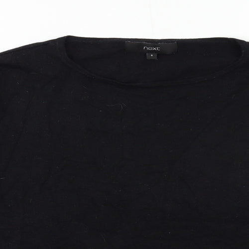 NEXT Womens Black  Knit Pullover Jumper Size 6