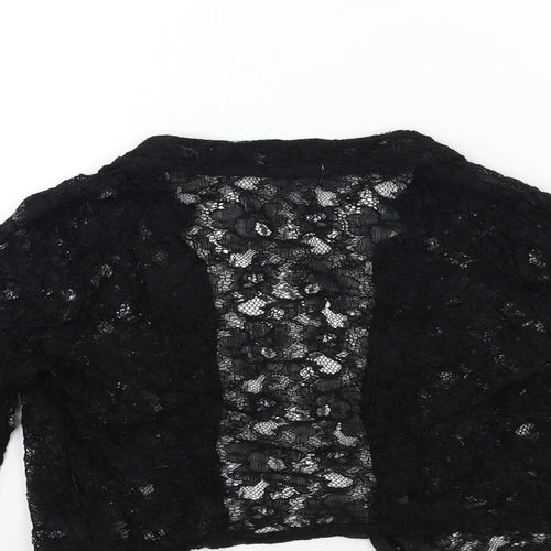 H&M Womens Black  Knit Cardigan Jumper Size XS