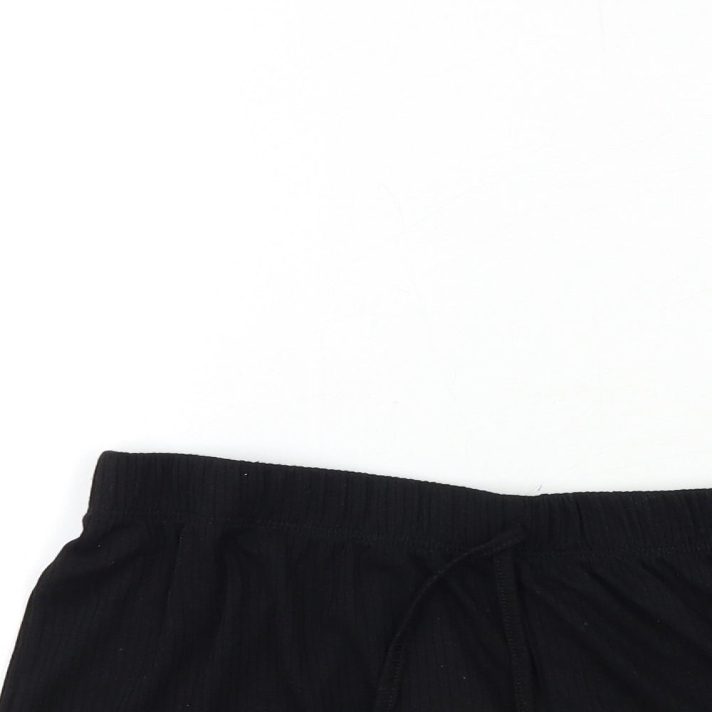 Primark Womens Black   Top Pyjama Pants Size 10