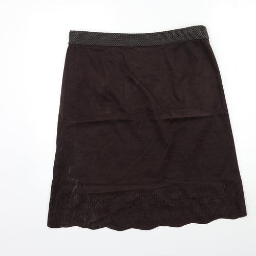 NEXT Womens Brown   A-Line Skirt Size 14