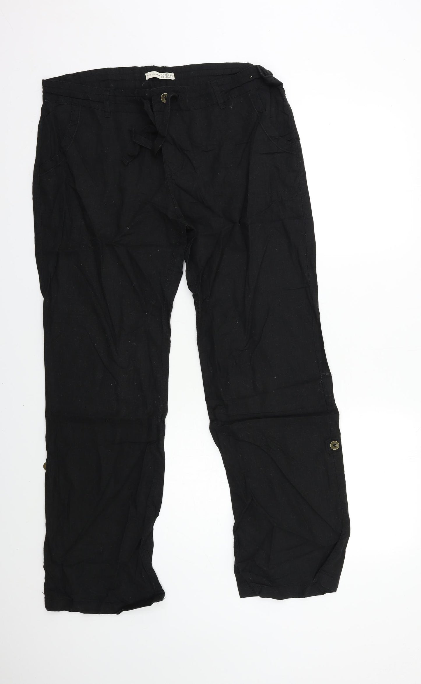 Atmosphere Womens Black   Trousers  Size 16 L30 in