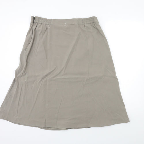 Damart Womens Grey   A-Line Skirt Size 18