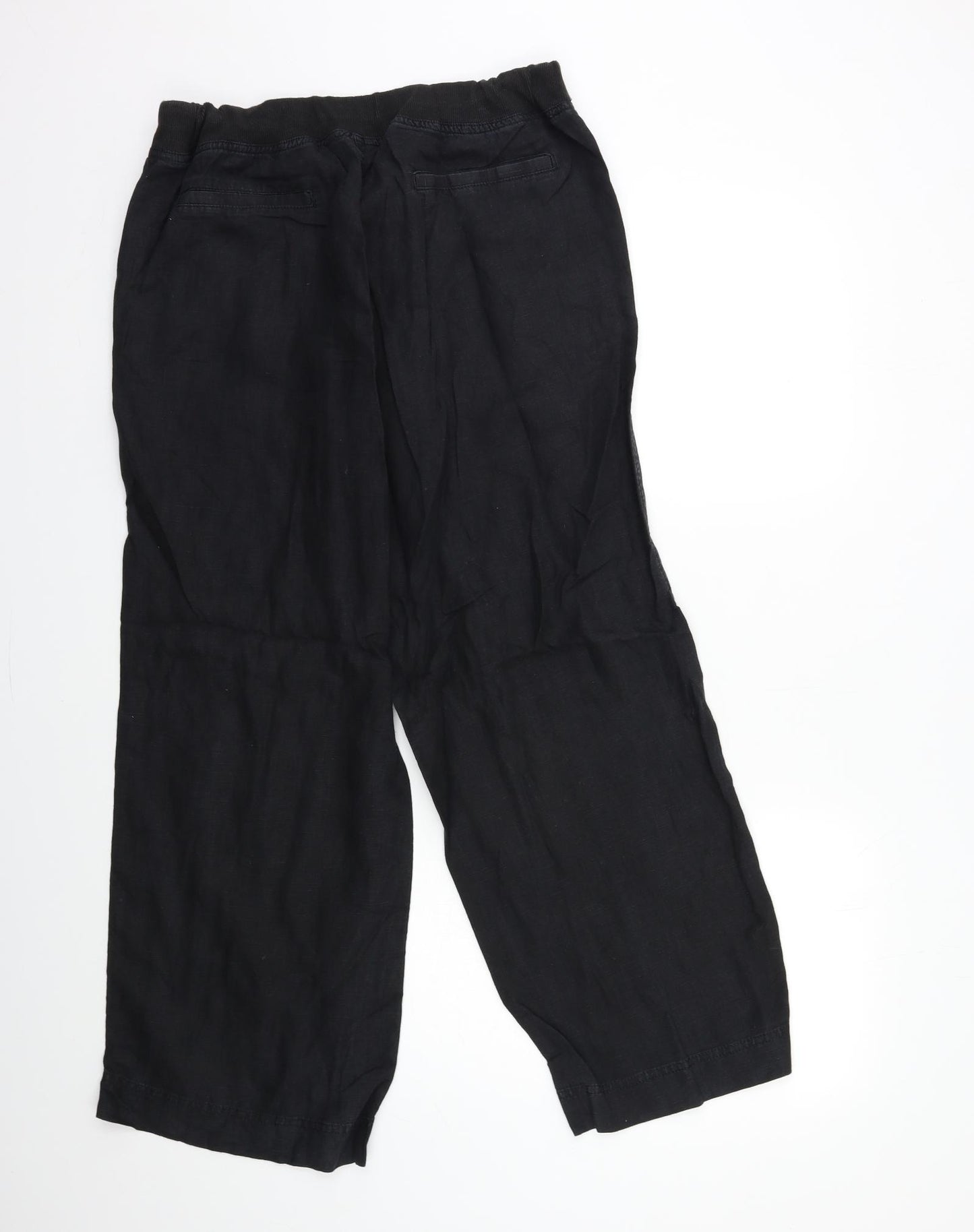 Marks and Spencer Womens Black   Trousers  Size 16 L28 in