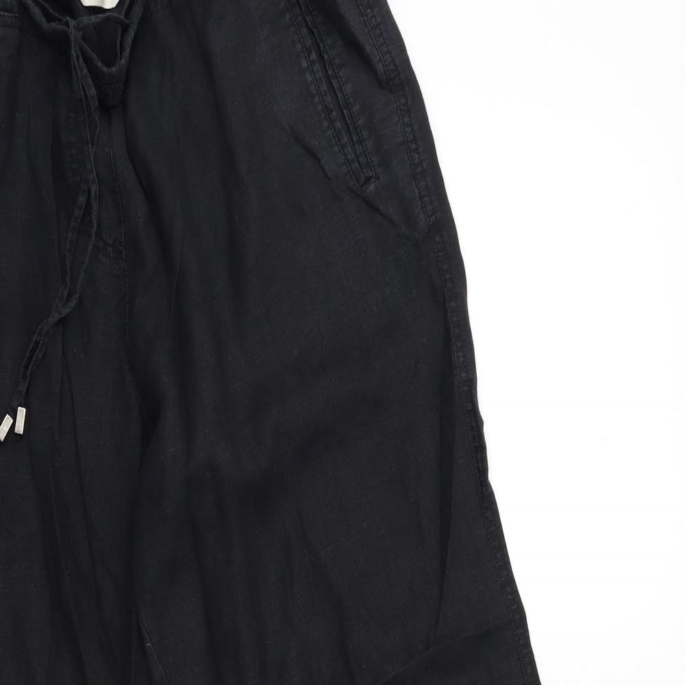 Marks and Spencer Womens Black   Trousers  Size 16 L28 in