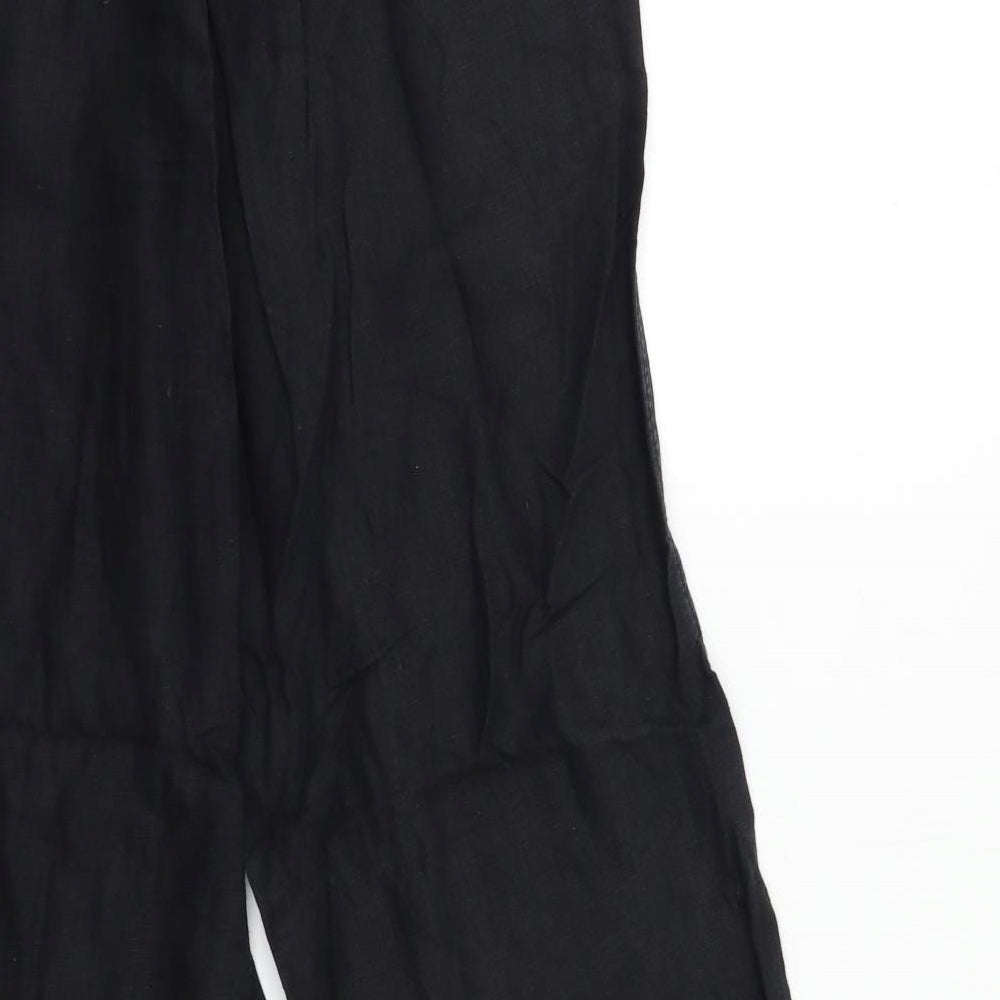 Marks and Spencer Womens Black   Trousers  Size 16 L28 in