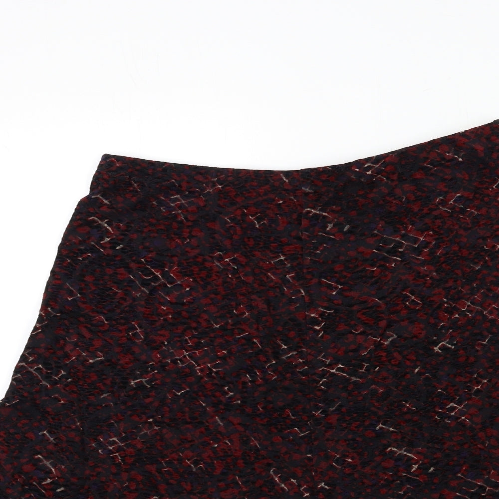 Marks and Spencer Womens Red   A-Line Skirt Size 12