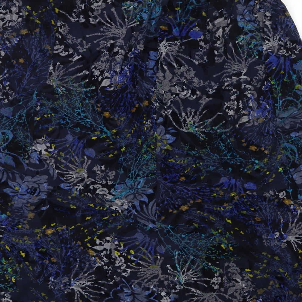 Bonmarché Womens Blue   A-Line Skirt Size 18