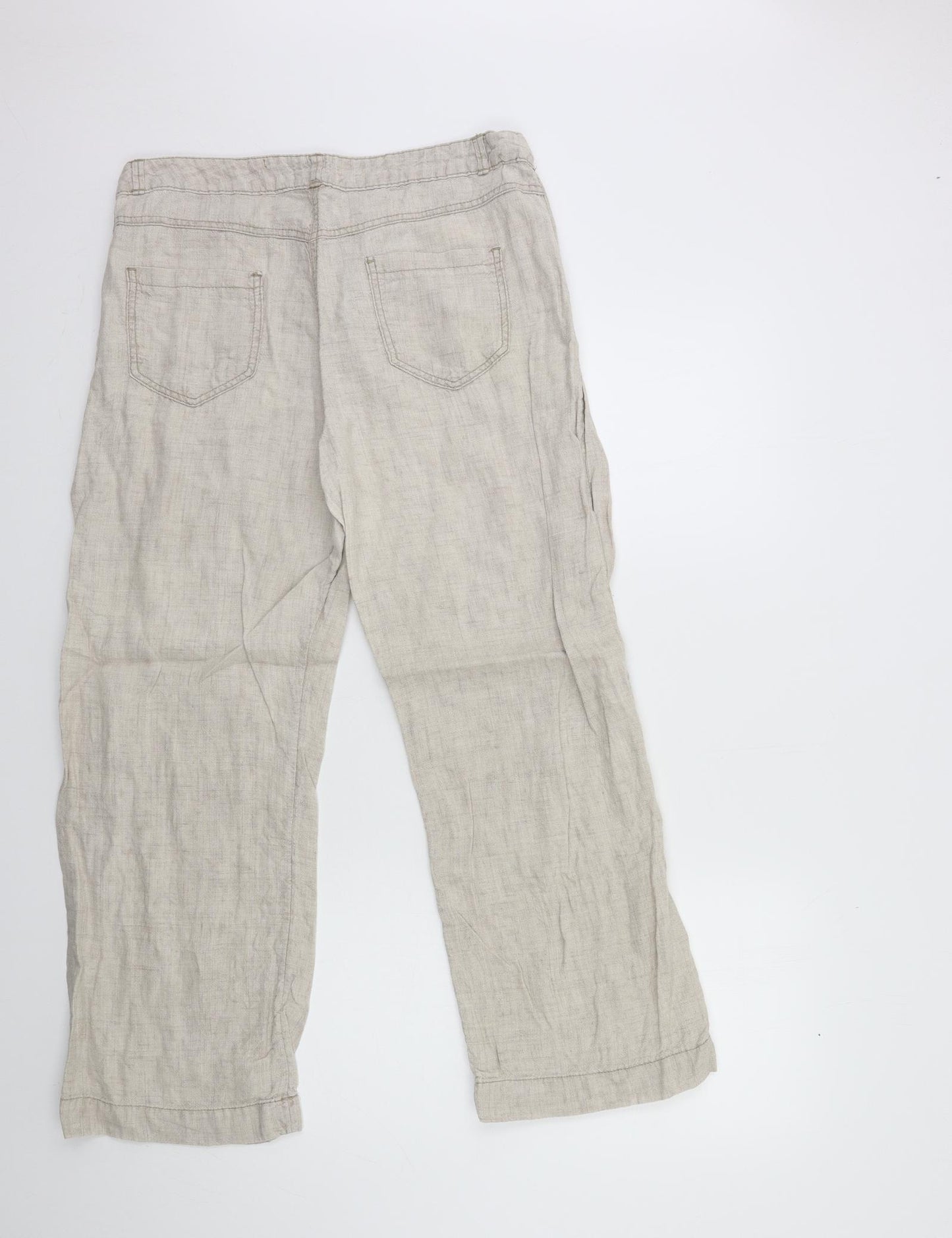 George Womens Grey   Trousers  Size 14 L27 in