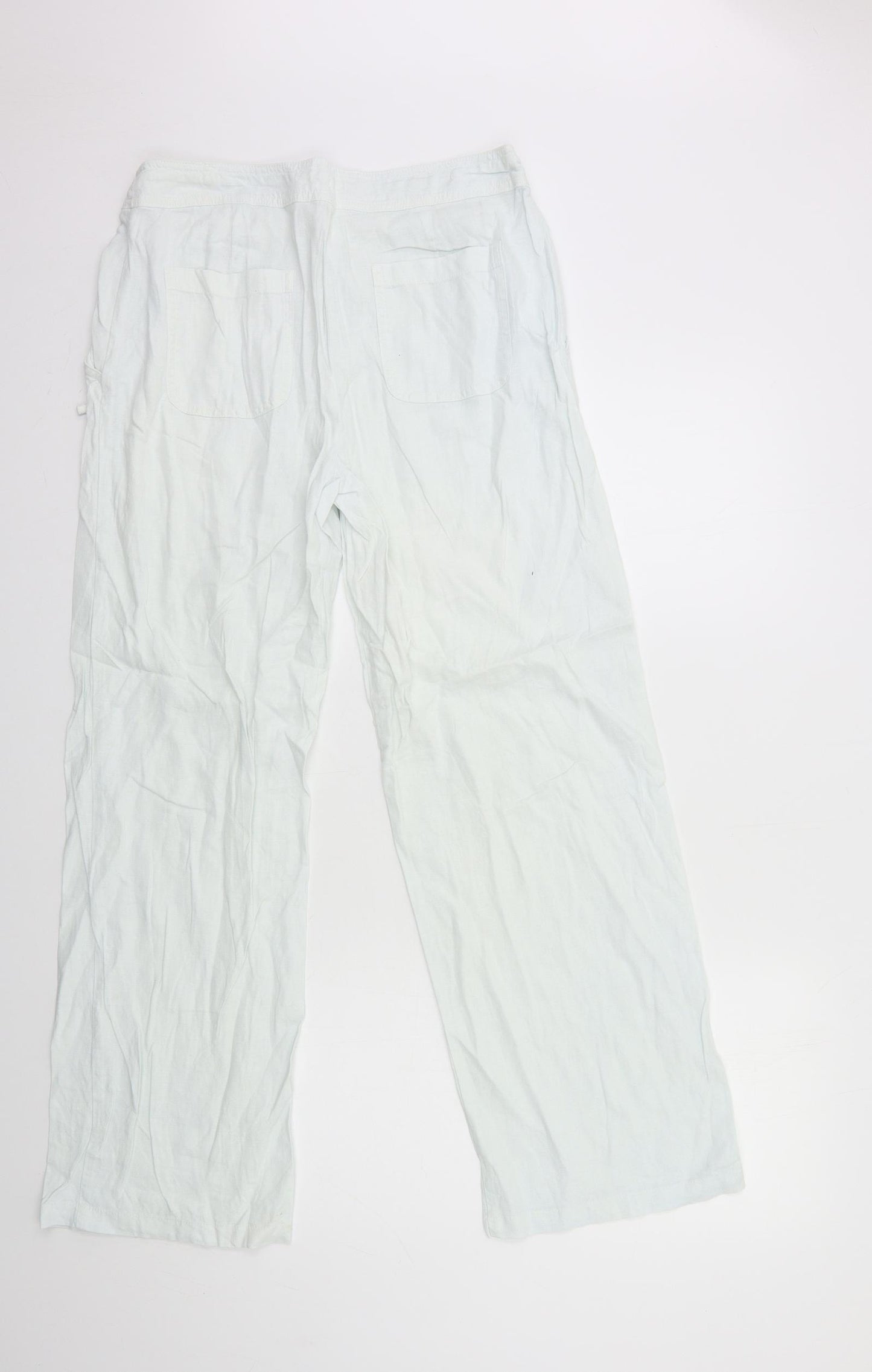 Papaya Womens Blue   Trousers  Size 10 L29 in