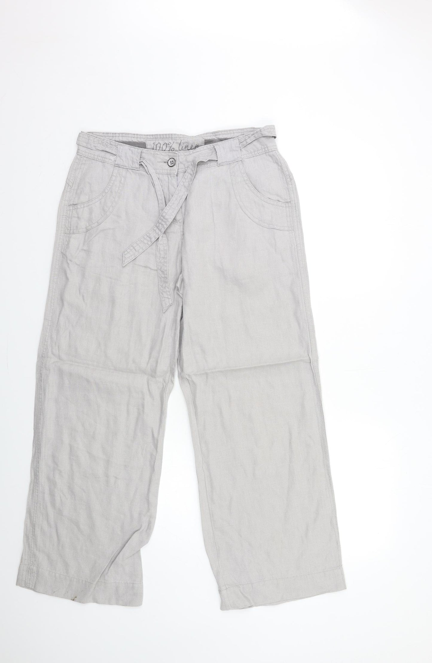 George Womens Grey   Trousers  Size 12 L28 in