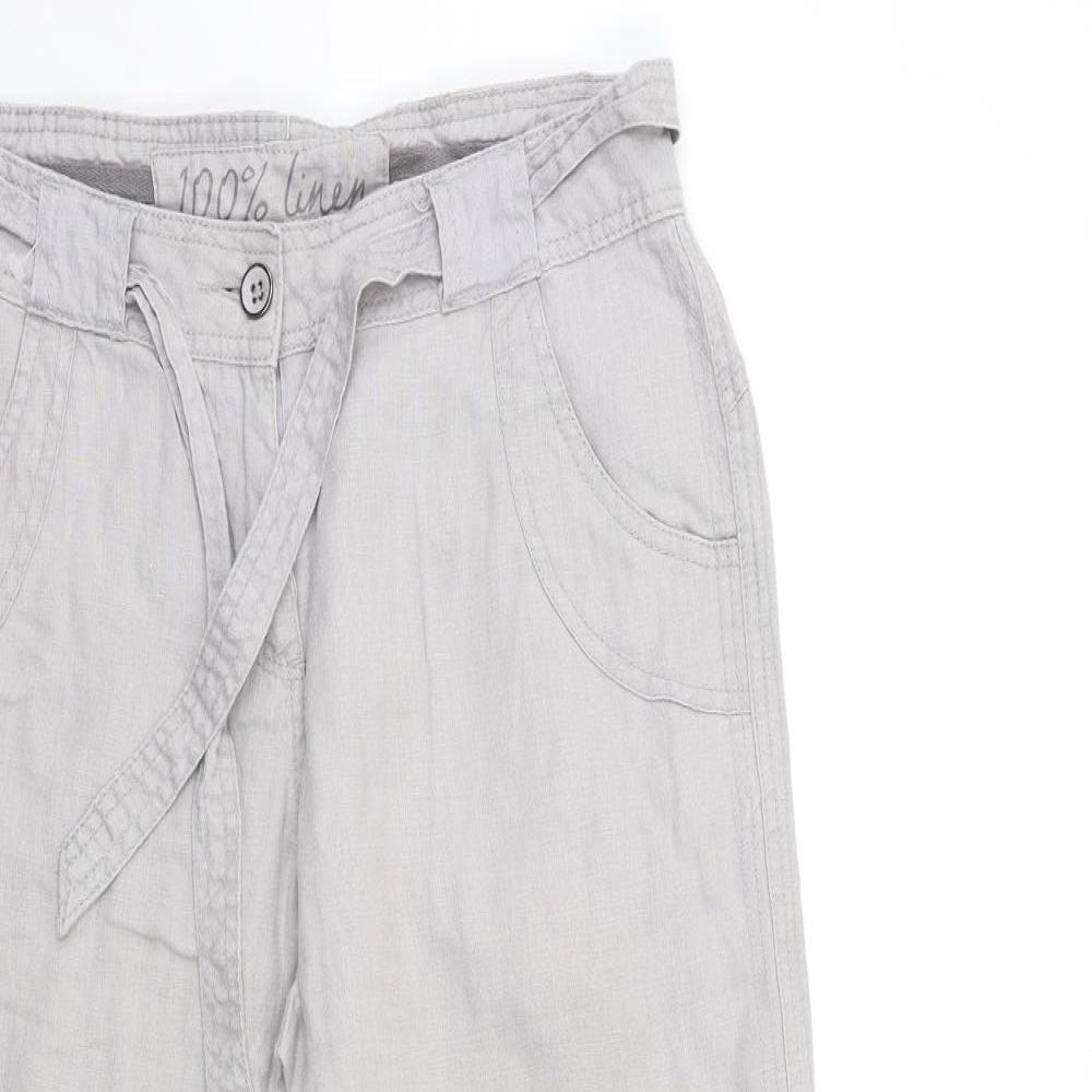 George Womens Grey   Trousers  Size 12 L28 in