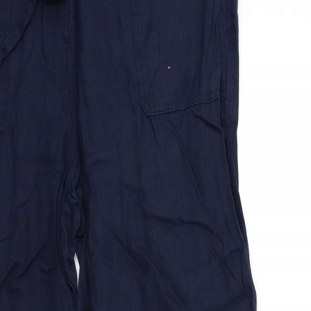 Marks and Spencer Womens Blue   Trousers  Size 18 L31 in