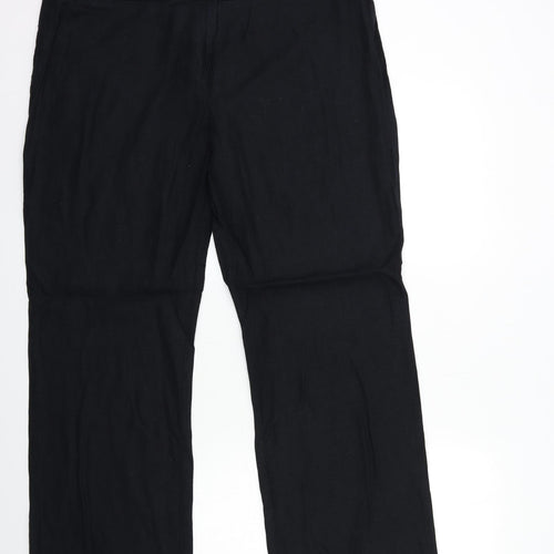 Preworn Womens Black   Trousers  Size 38 in L29 in