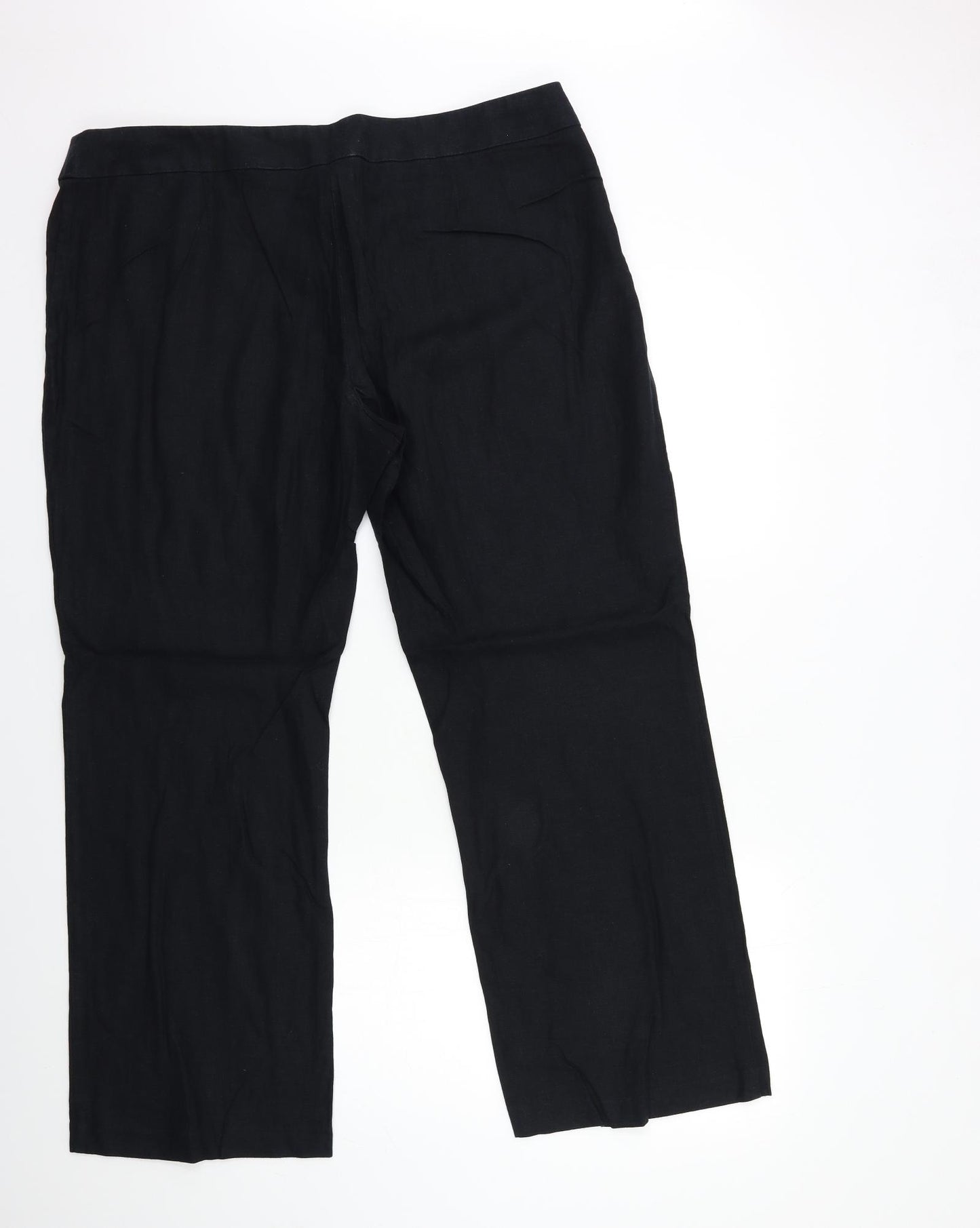 Preworn Womens Black   Trousers  Size 38 in L29 in
