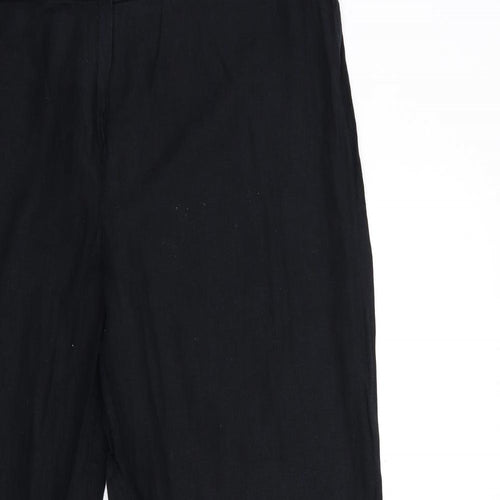 Preworn Womens Black   Trousers  Size 38 in L29 in