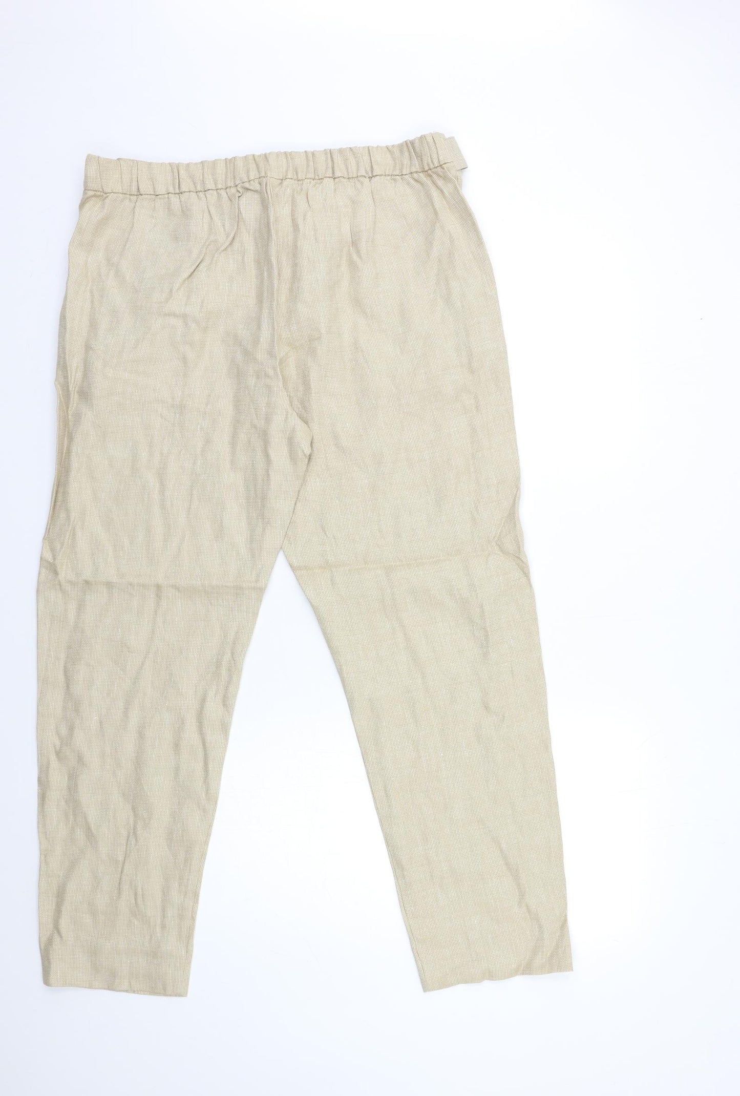 TU Womens Beige   Trousers  Size 16 L28 in