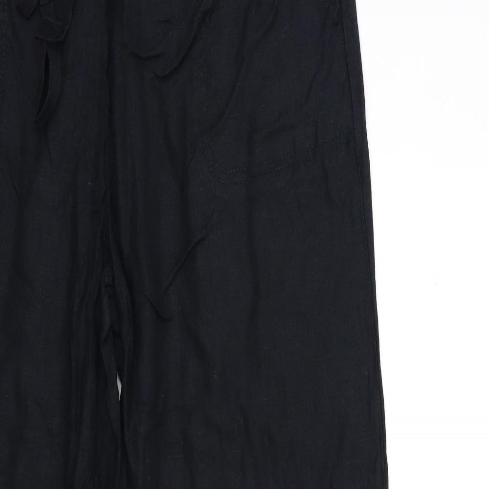 Marks and Spencer Womens Black   Trousers  Size 16 L32 in