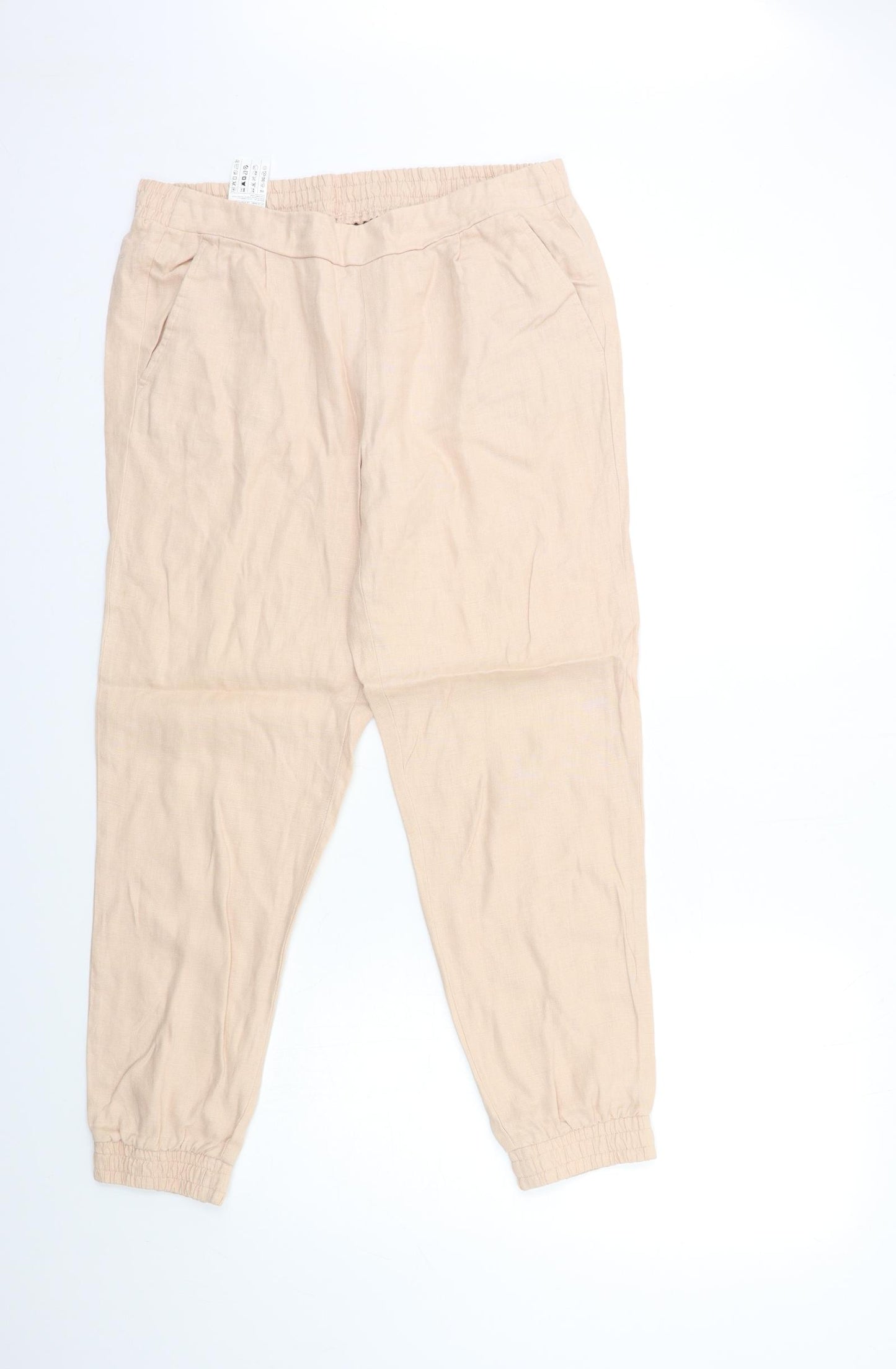 Preworn Womens Pink   Trousers  Size 12 L28 in