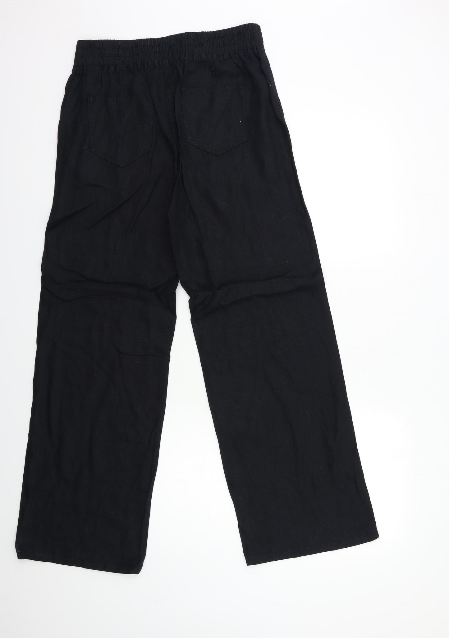 Marks and Spencer Womens Black   Trousers  Size 8 L29 in