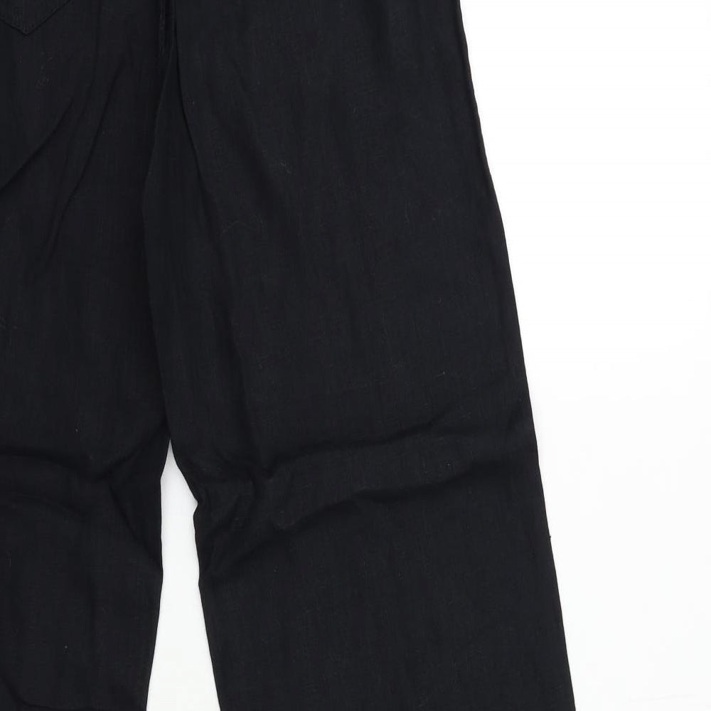 Marks and Spencer Womens Black   Trousers  Size 8 L29 in