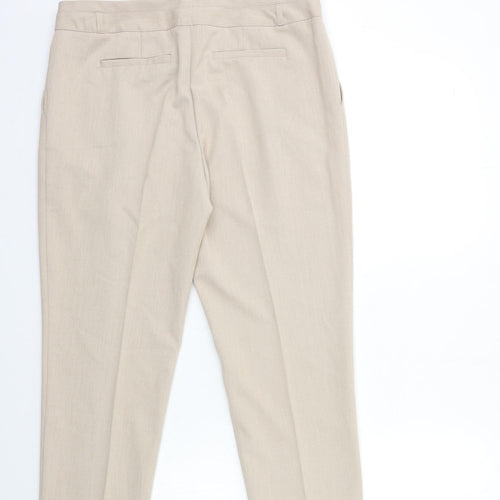 NEXT Womens Beige   Trousers  Size 12 L28 in