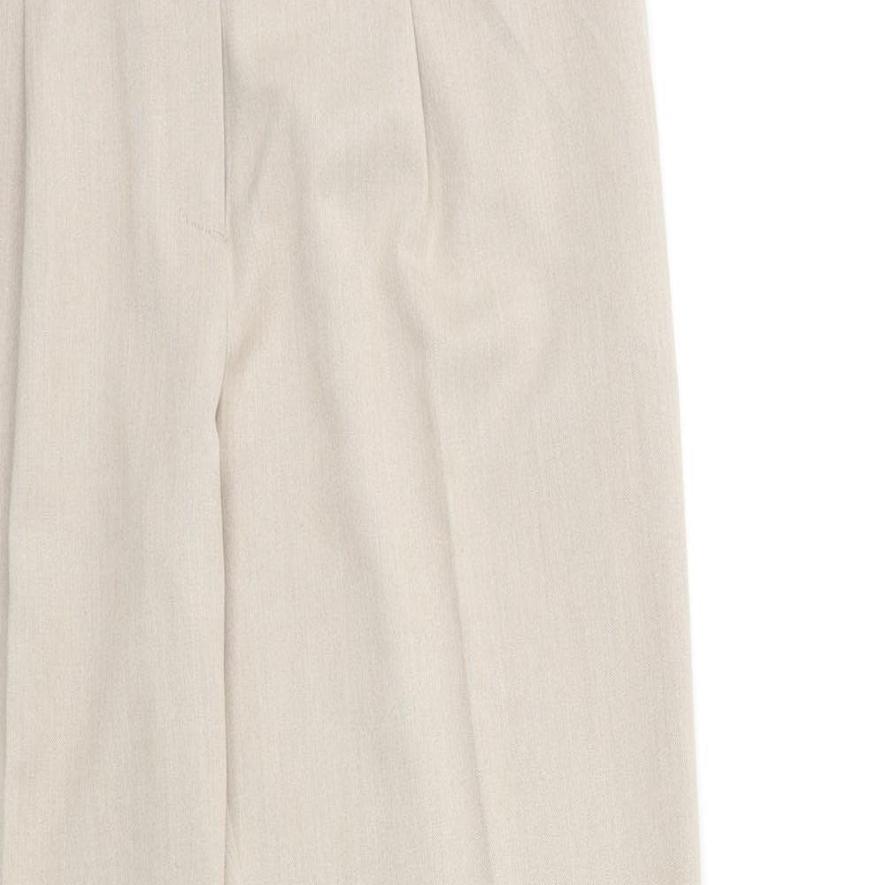 NEXT Womens Beige   Trousers  Size 12 L28 in