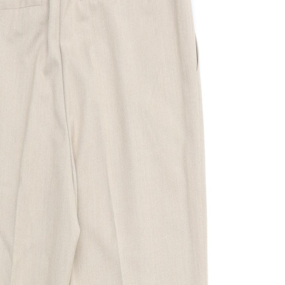 NEXT Womens Beige   Trousers  Size 12 L28 in