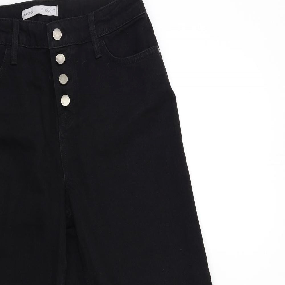 George Womens Black  Denim Cropped Jeans Size 12 L25 in