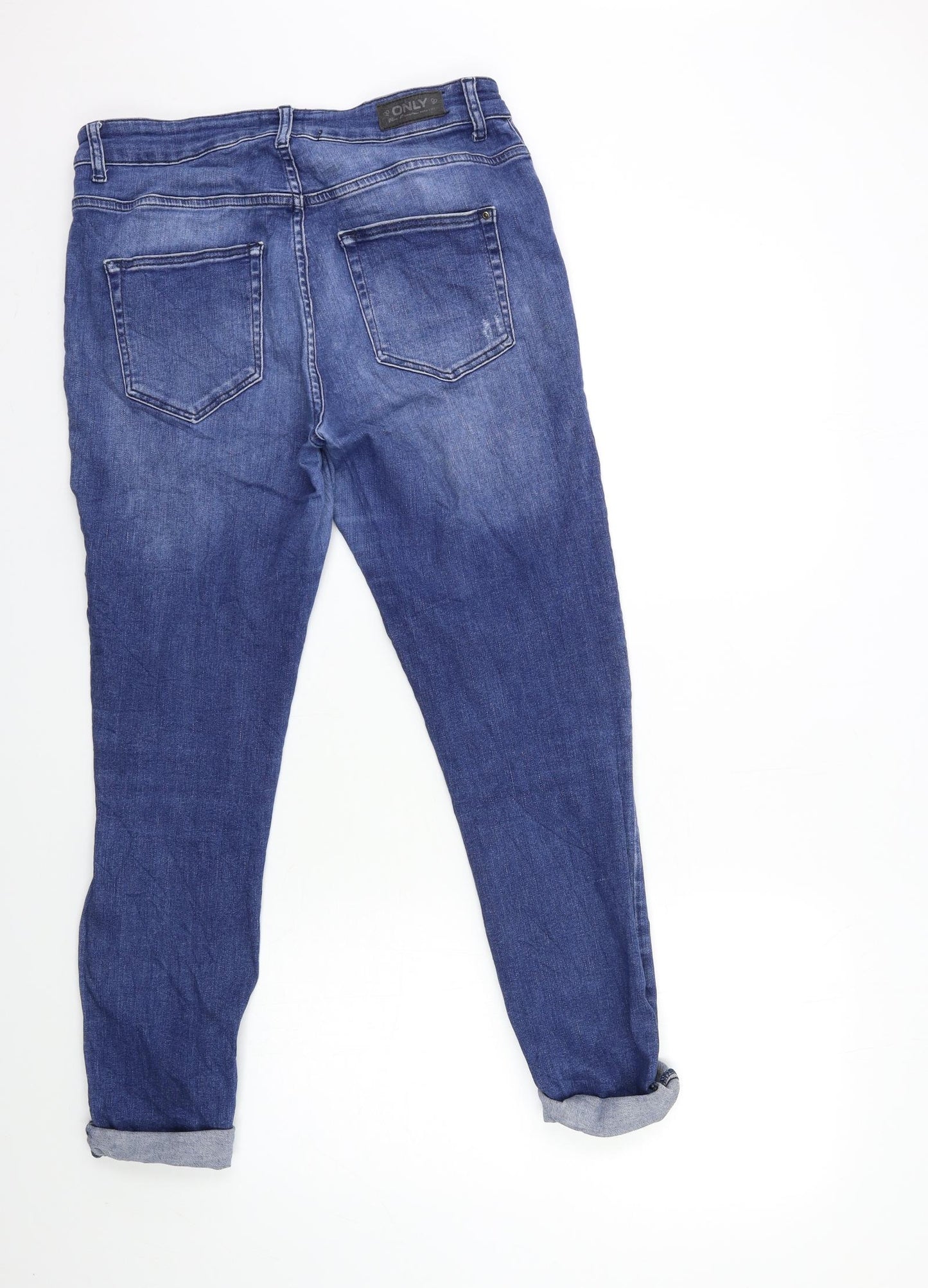 Only Womens Blue  Denim Mom Jeans Size 14 L23 in