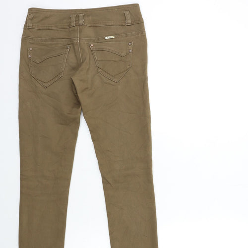 Toxik3 Womens Brown  Denim Skinny Jeans Size 6 L28 in