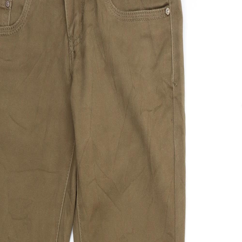 Toxik3 Womens Brown  Denim Skinny Jeans Size 6 L28 in