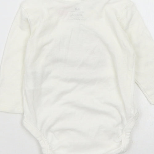 H&M Baby White   Babygrow One-Piece Size 0-3 Months