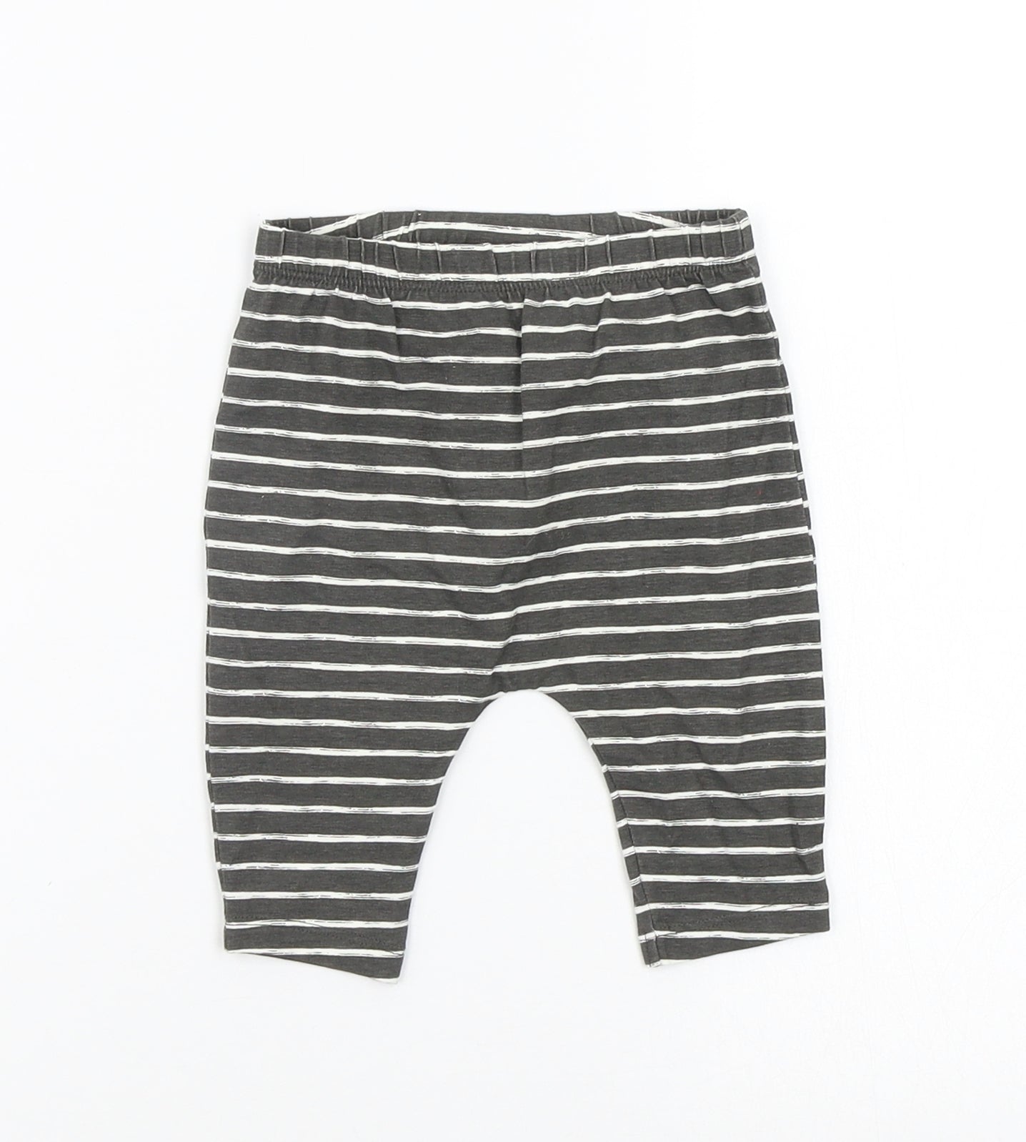 TU Girls Multicoloured Striped  Jogger Trousers Size 0-3 Months  - leggings