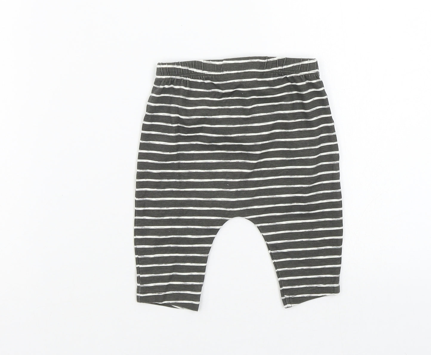 TU Girls Multicoloured Striped  Jogger Trousers Size 0-3 Months  - leggings