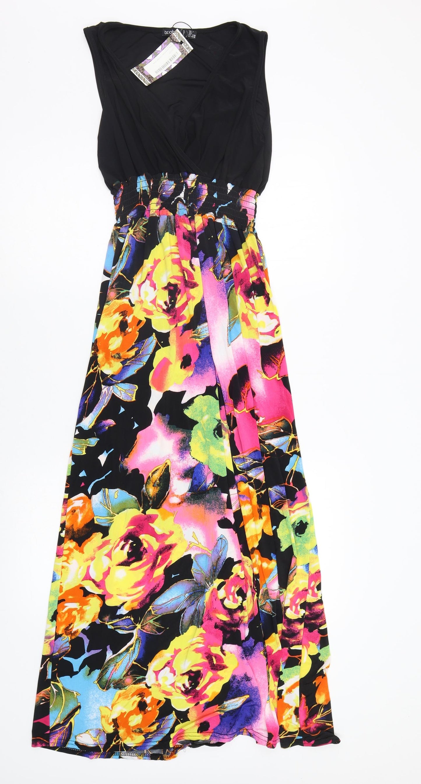 Boohoo Womens Multicoloured Floral  Maxi  Size 10