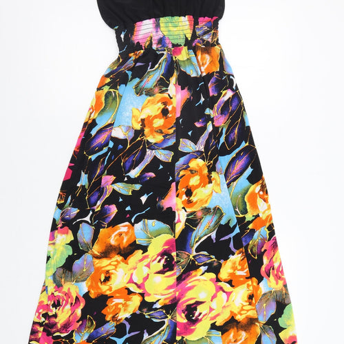Boohoo Womens Multicoloured Floral  Maxi  Size 10