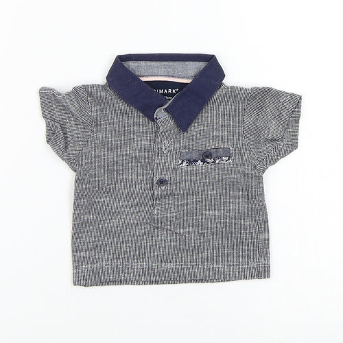 Primark Boys Grey   Basic Polo Size 0-3 Months