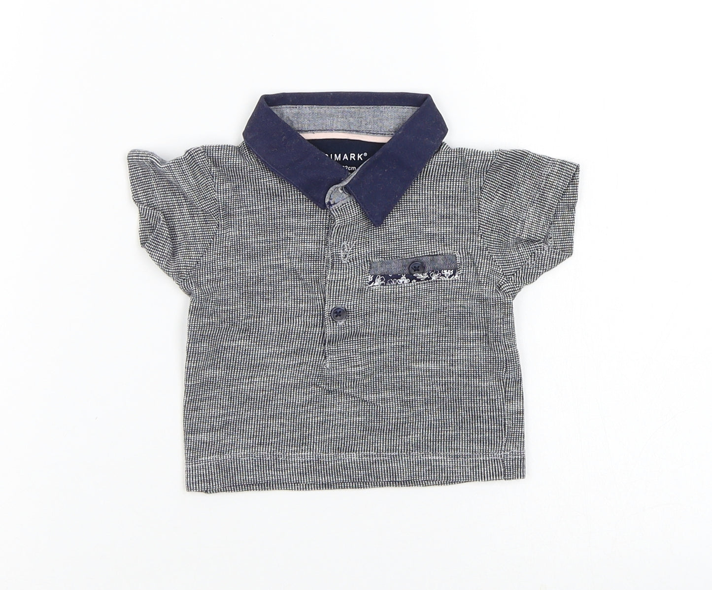 Primark Boys Grey   Basic Polo Size 0-3 Months
