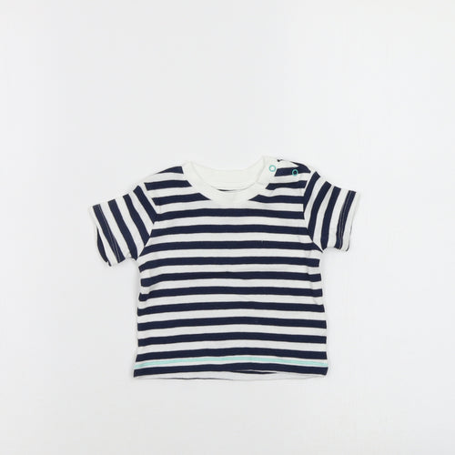 by very Girls Multicoloured Striped  Basic T-Shirt Size 0-3 Months