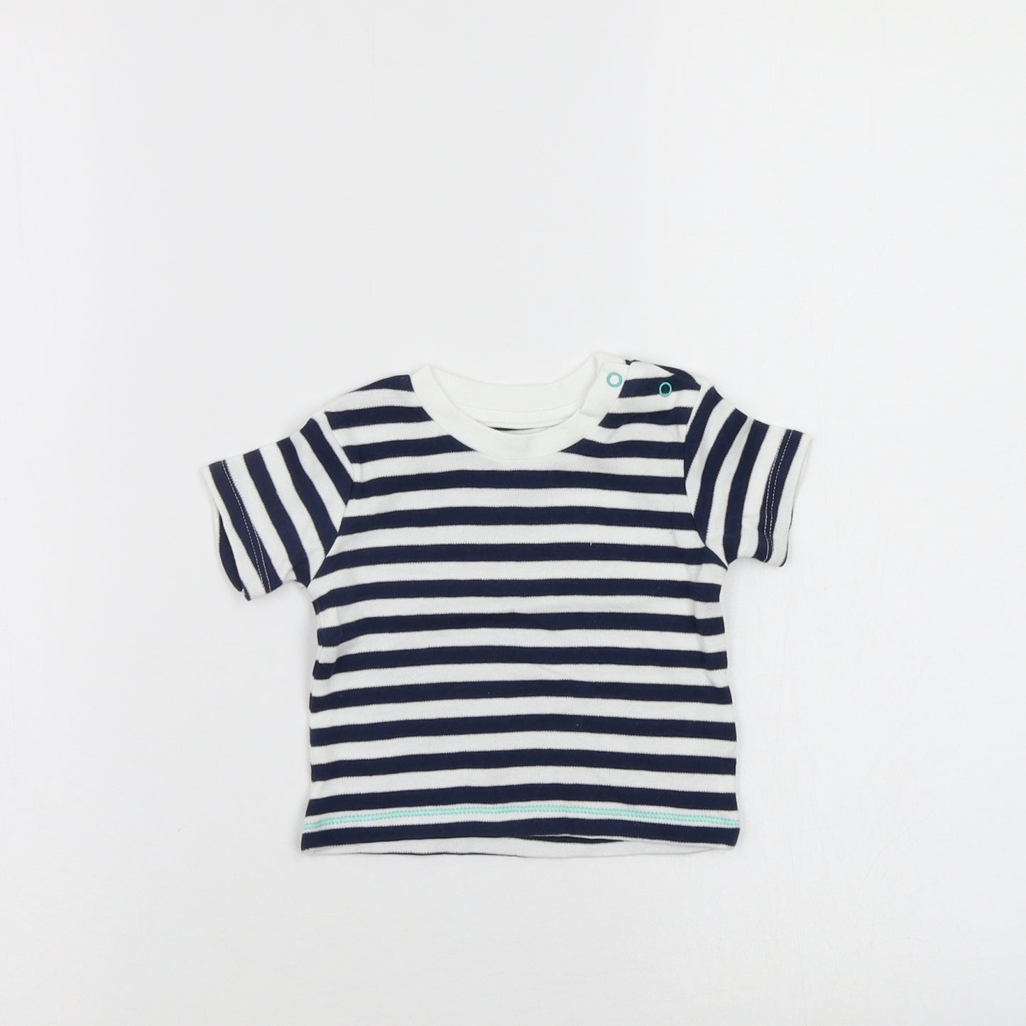 by very Girls Multicoloured Striped  Basic T-Shirt Size 0-3 Months