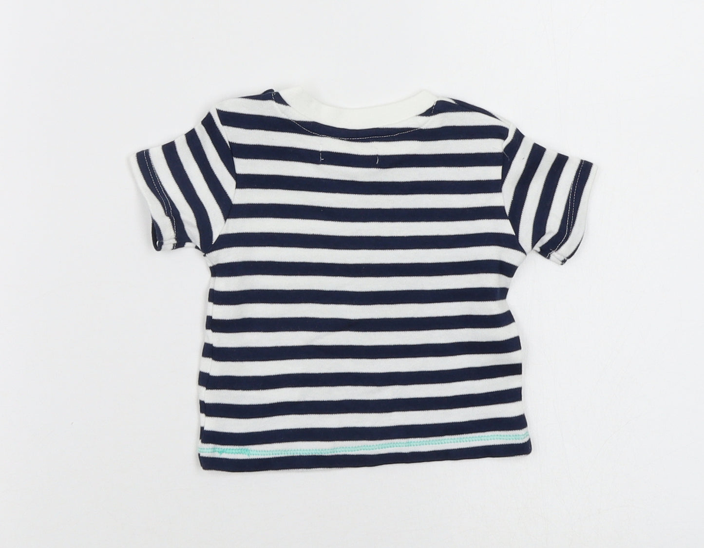 by very Girls Multicoloured Striped  Basic T-Shirt Size 0-3 Months